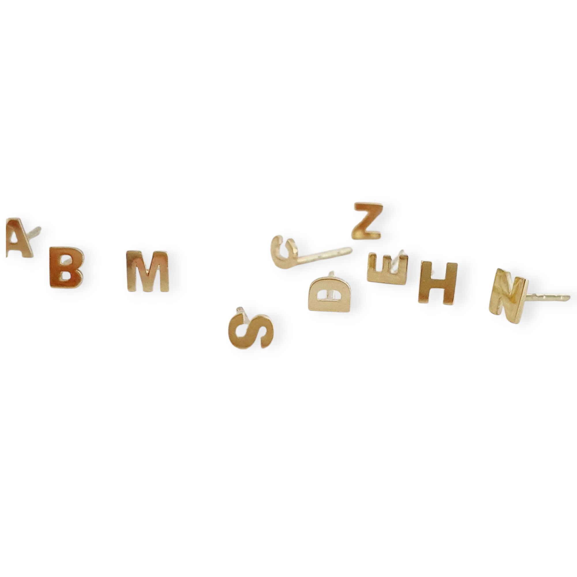Kusová náušnica Písmenko mini