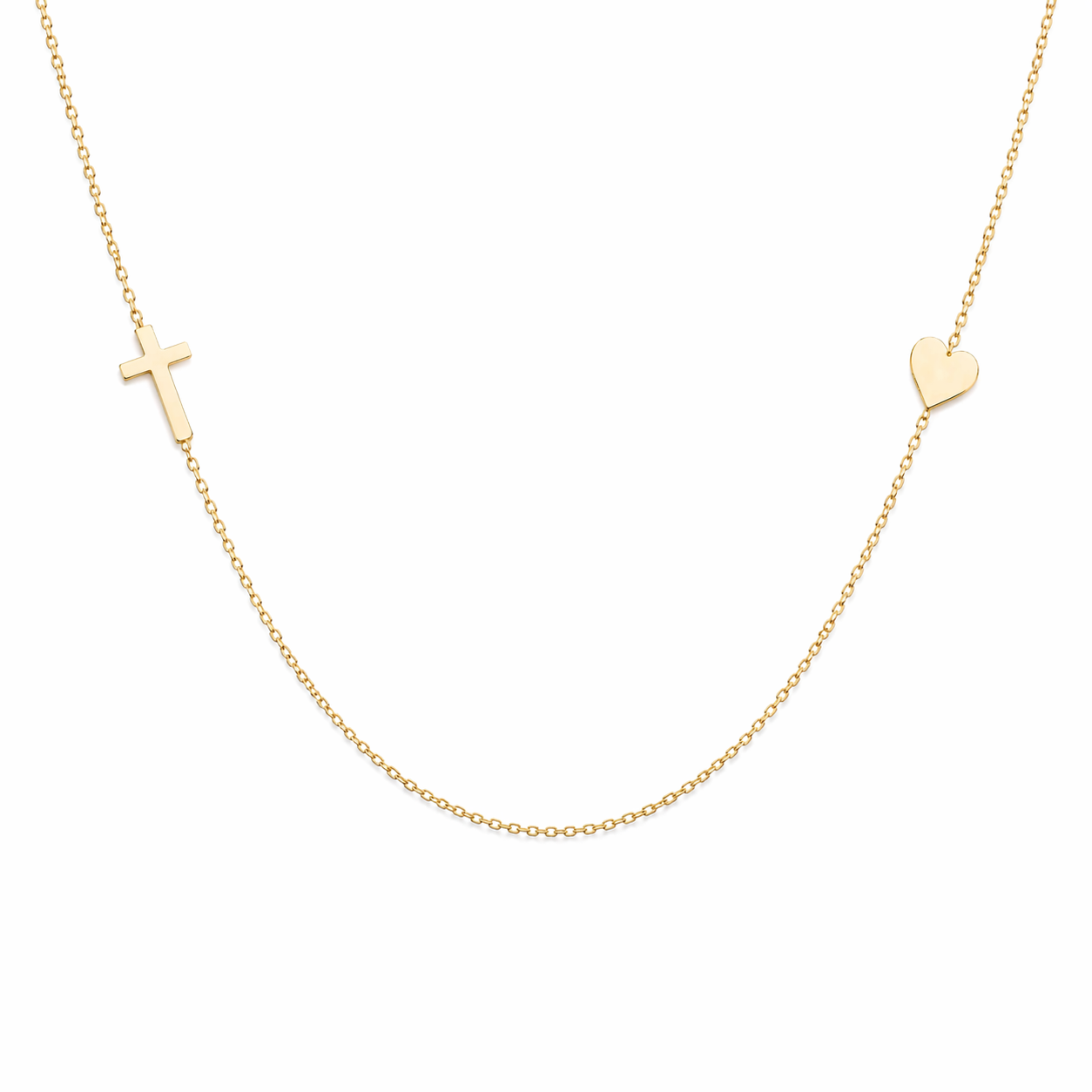 Náhrdelník Srdiečko Krížik