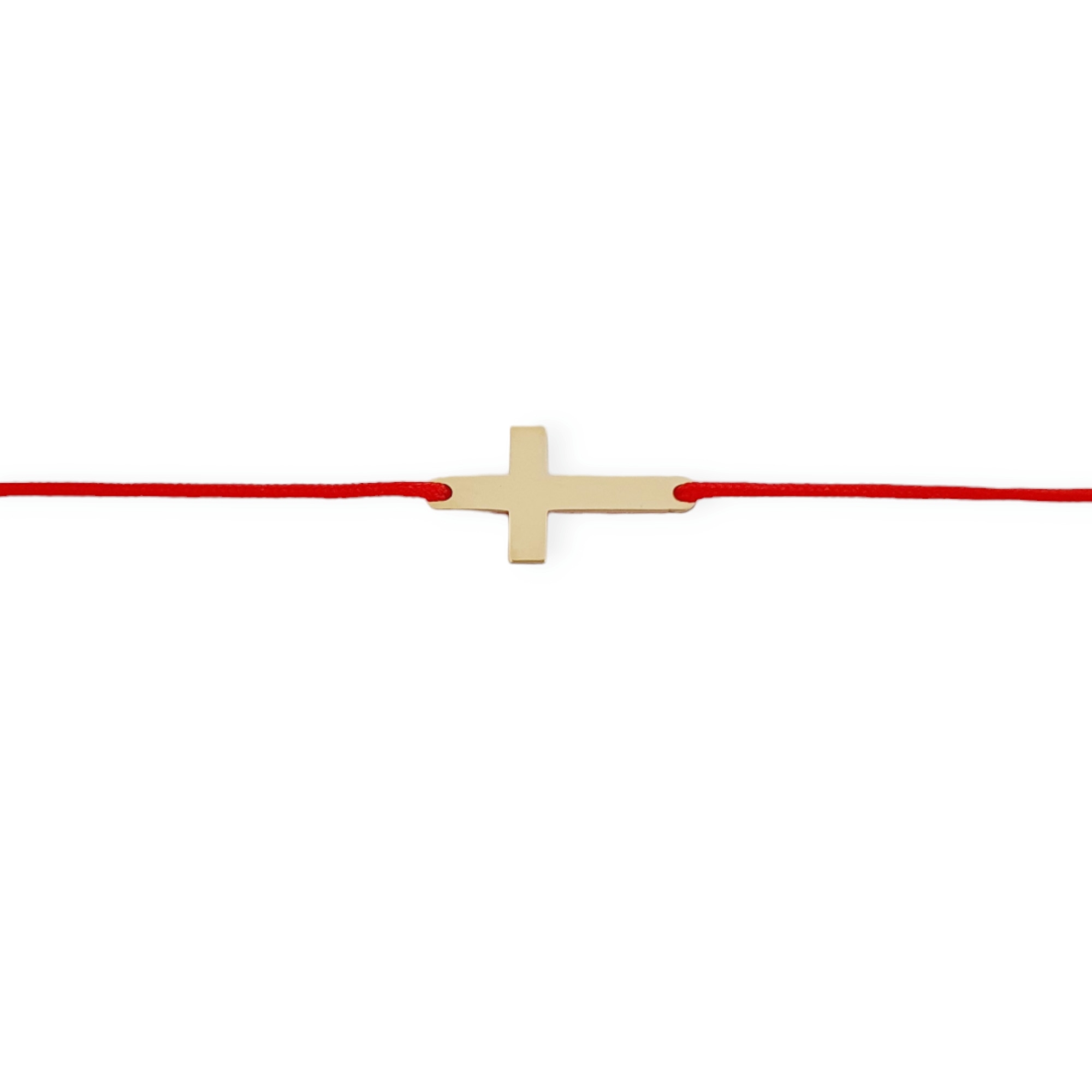 Šnúrkový náramok Krížik