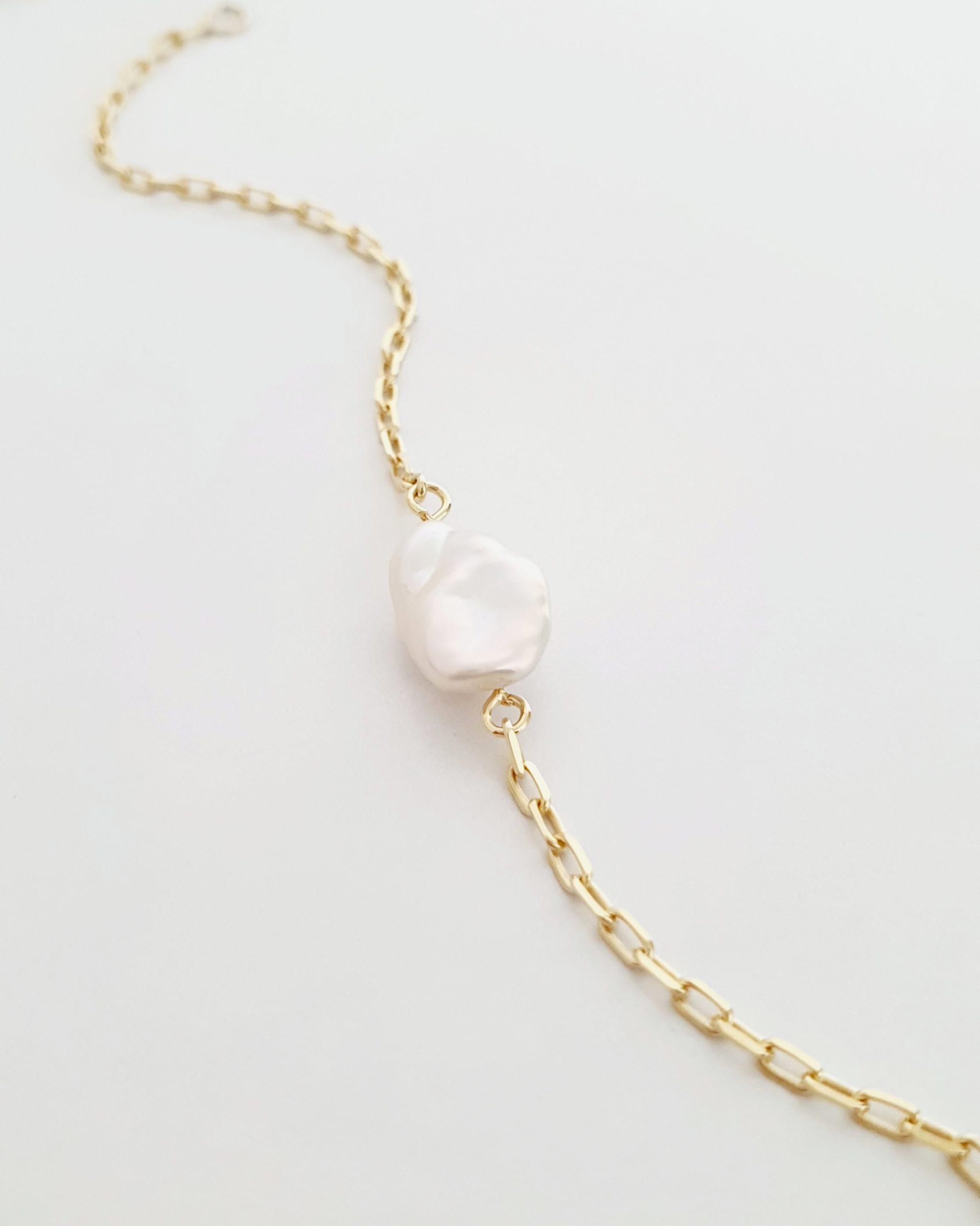 Náramok Perla žlté zlato 14kt