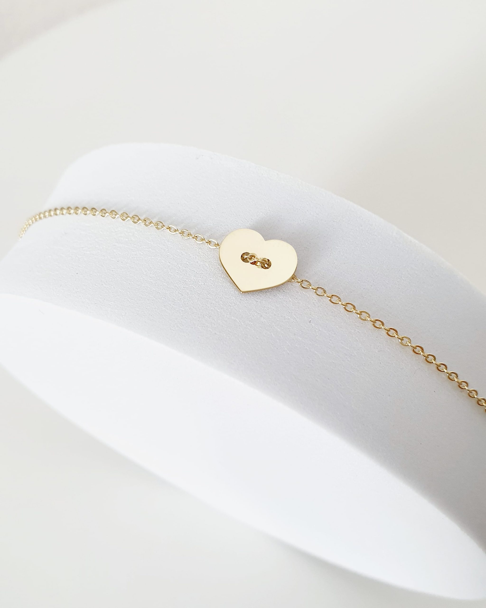 Retiazkový náramok Srdiečko prevliekacie