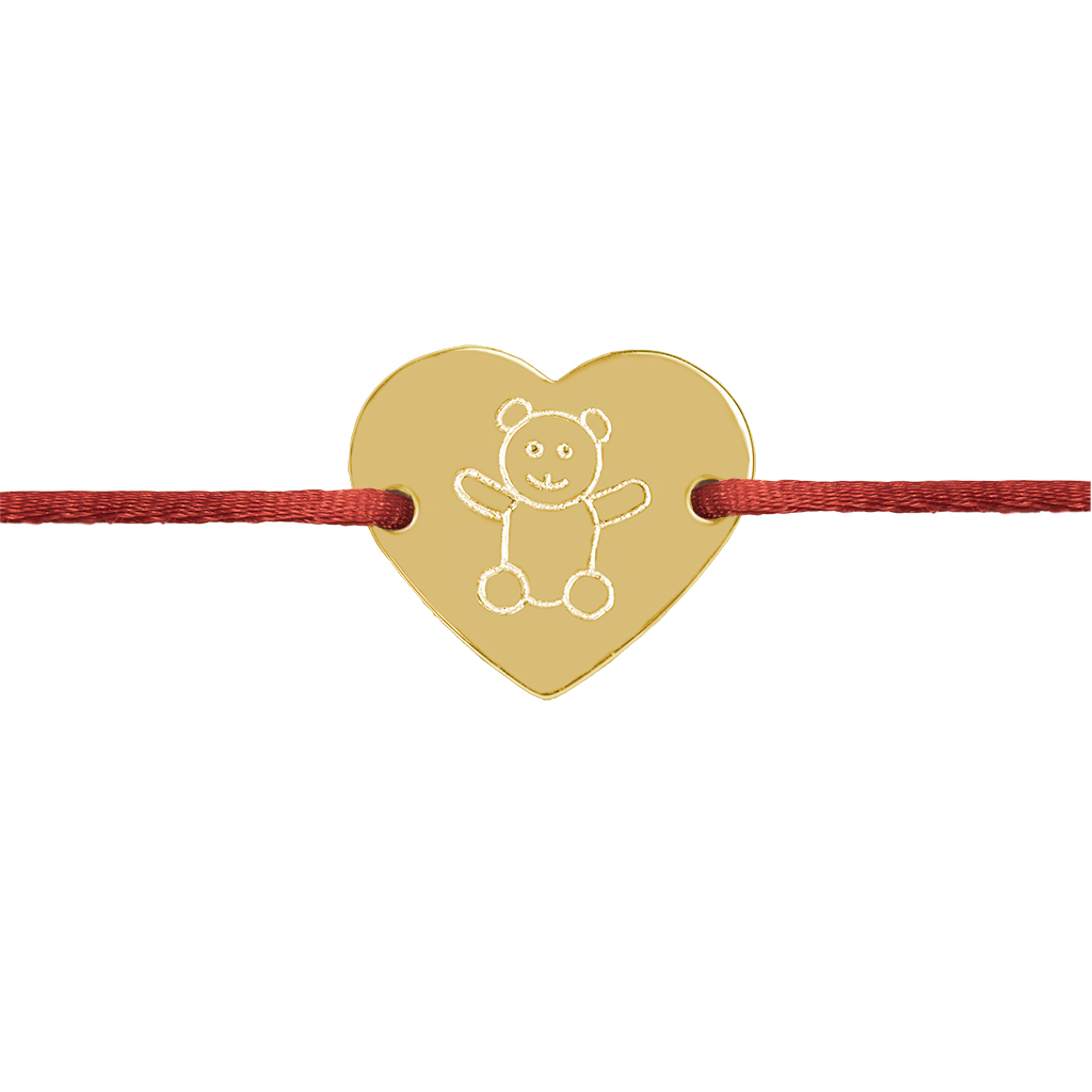 Śnúrkový náramok Macinko srdce