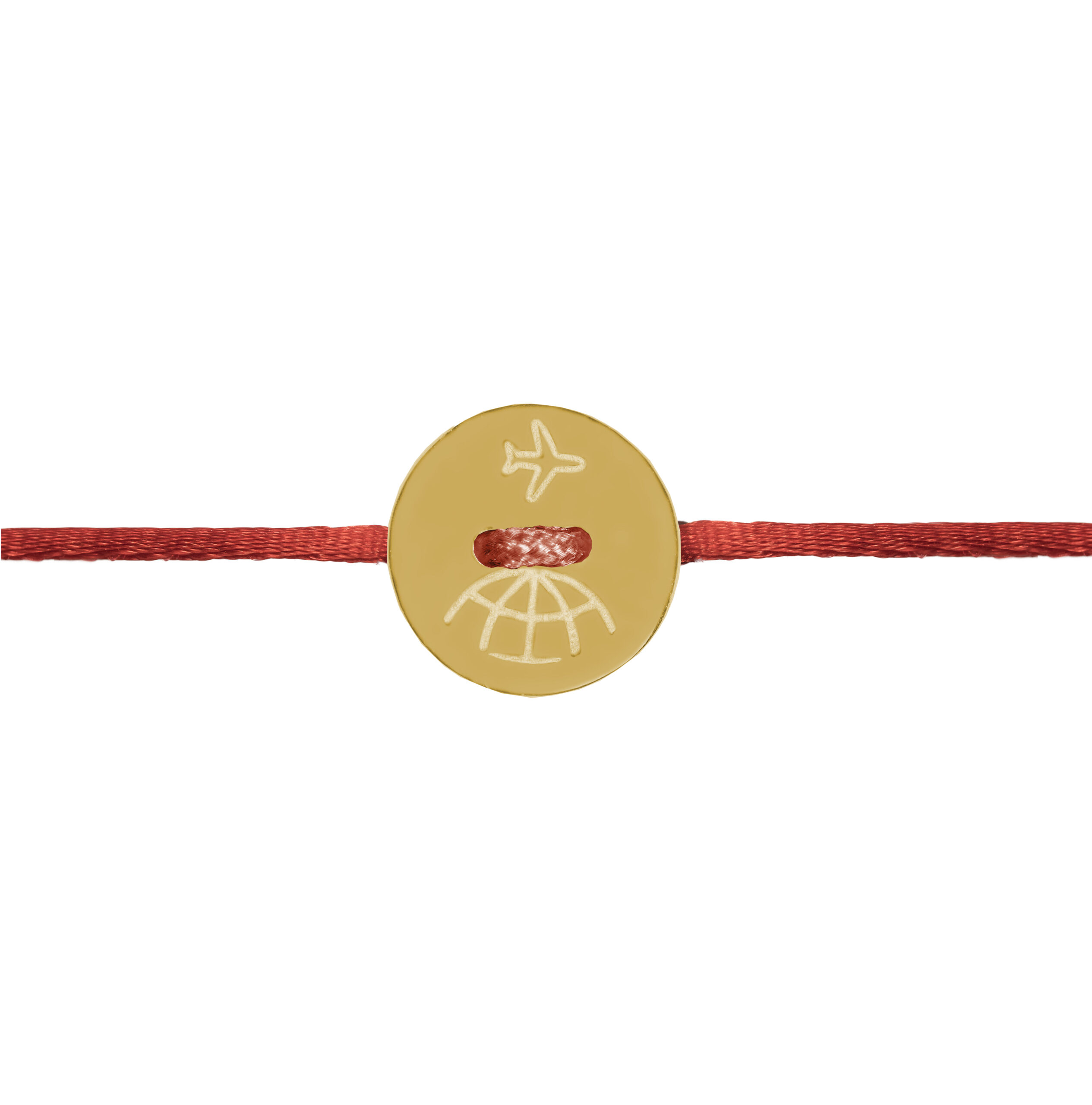 Šnúrkový náramok Precestuj svet