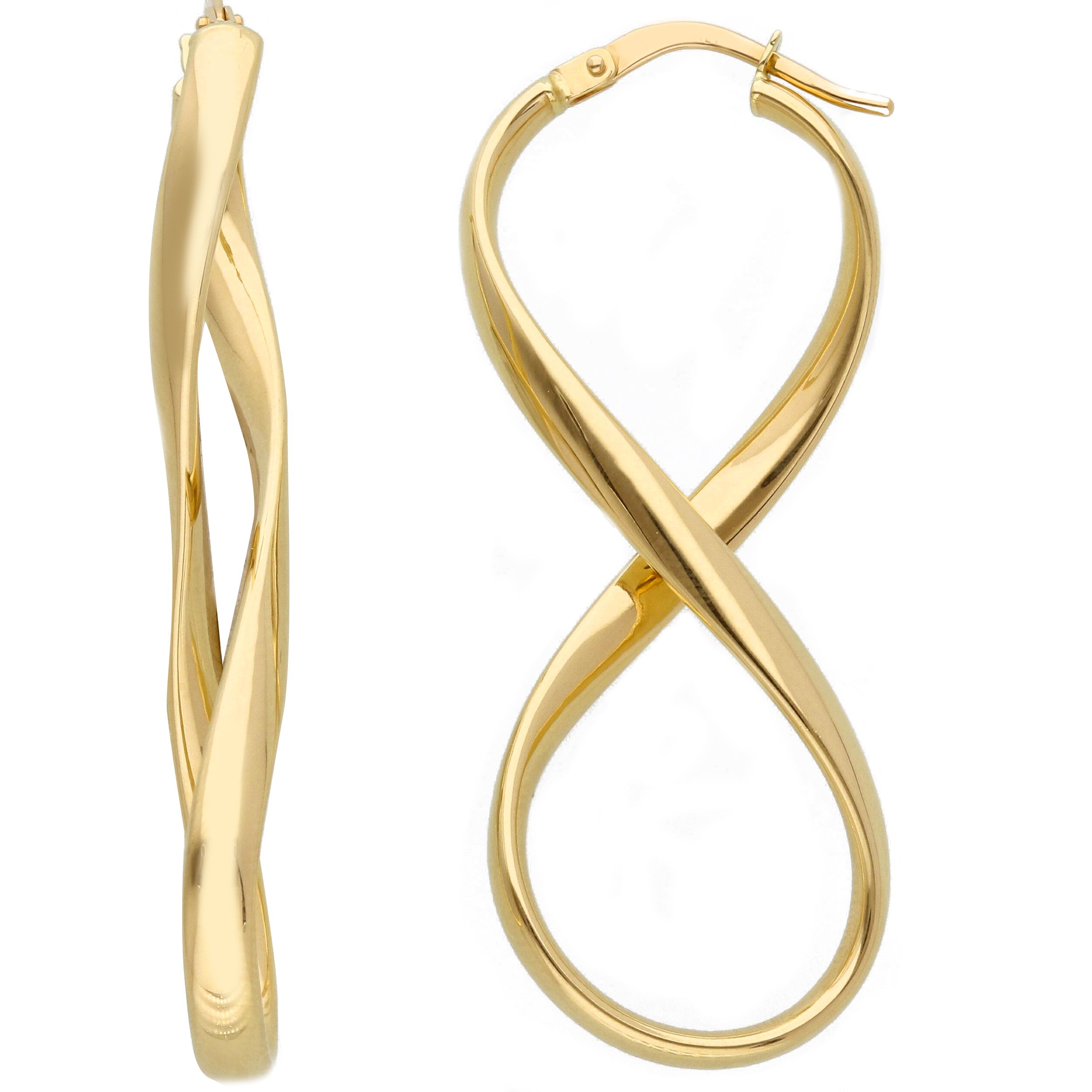Náušnice Infinity Gold 14 kt žlté zlato