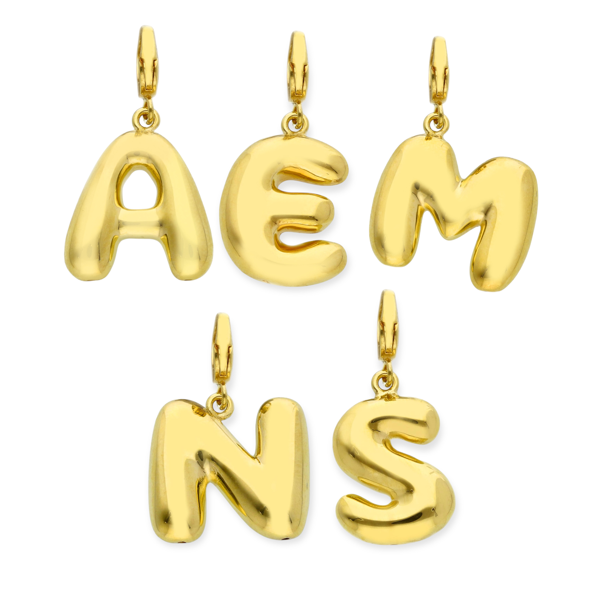 Prívesok Písmeno Bubbly Letter 14kt žlté zlato