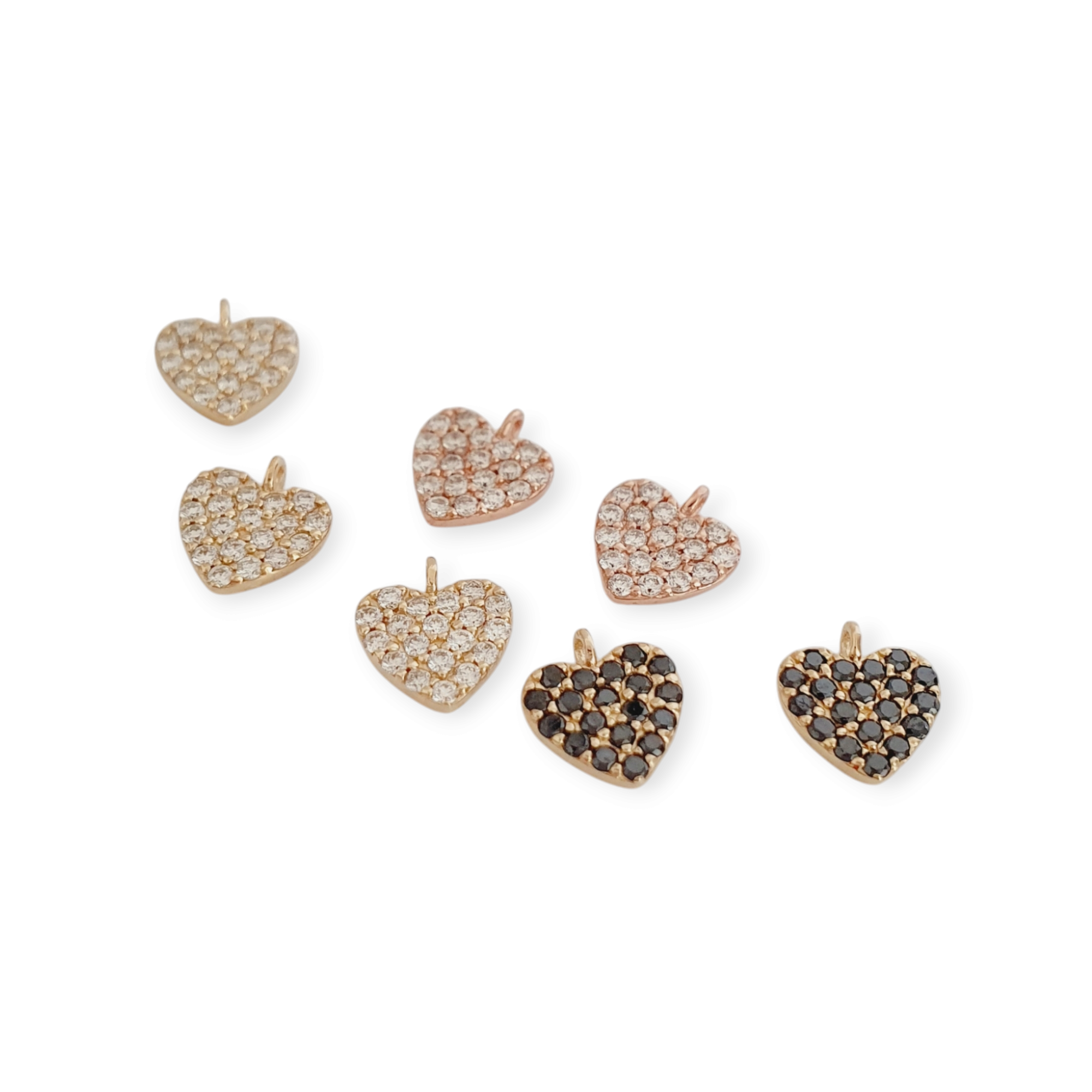 Prívesok na permanentný náramok Srdiečko prírodné diamanty 0,11ct