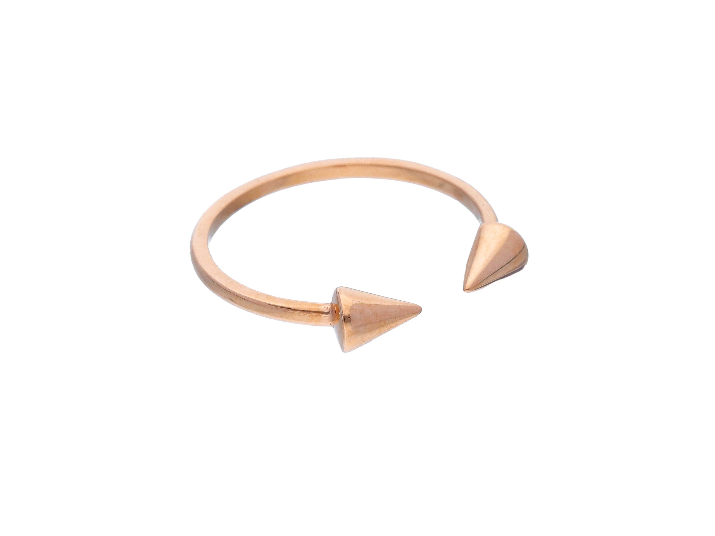 Prsteň Punky 18kt ružové zlato