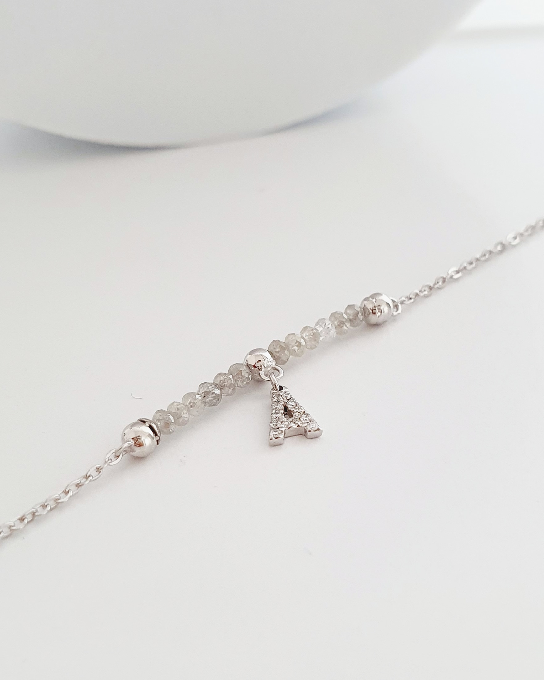 Náramok Champagne diamonds 0, 95 ct biele zlato 14kt