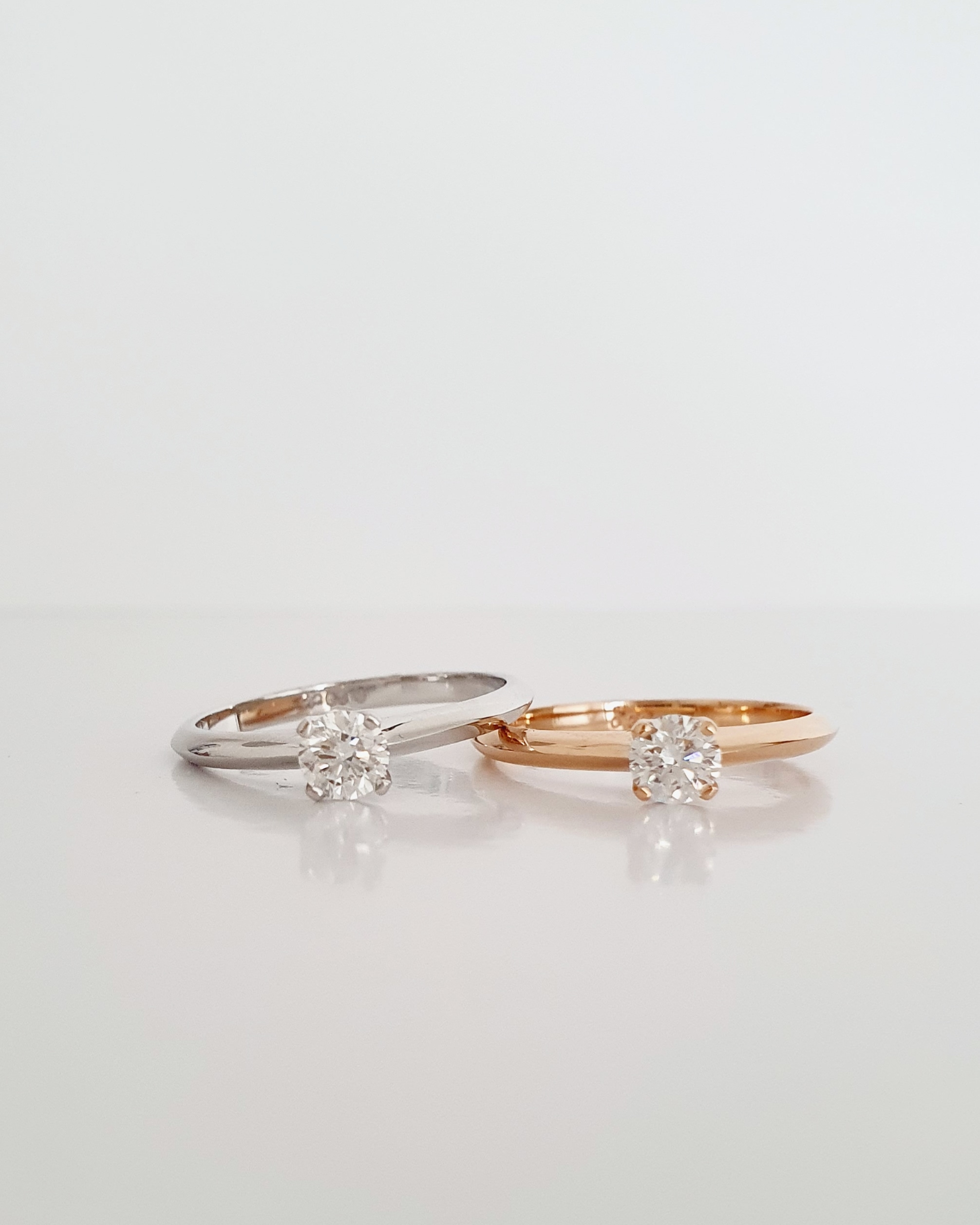 Prsteň Leonor B404P 14kt prírodný diamant 0,30 ct