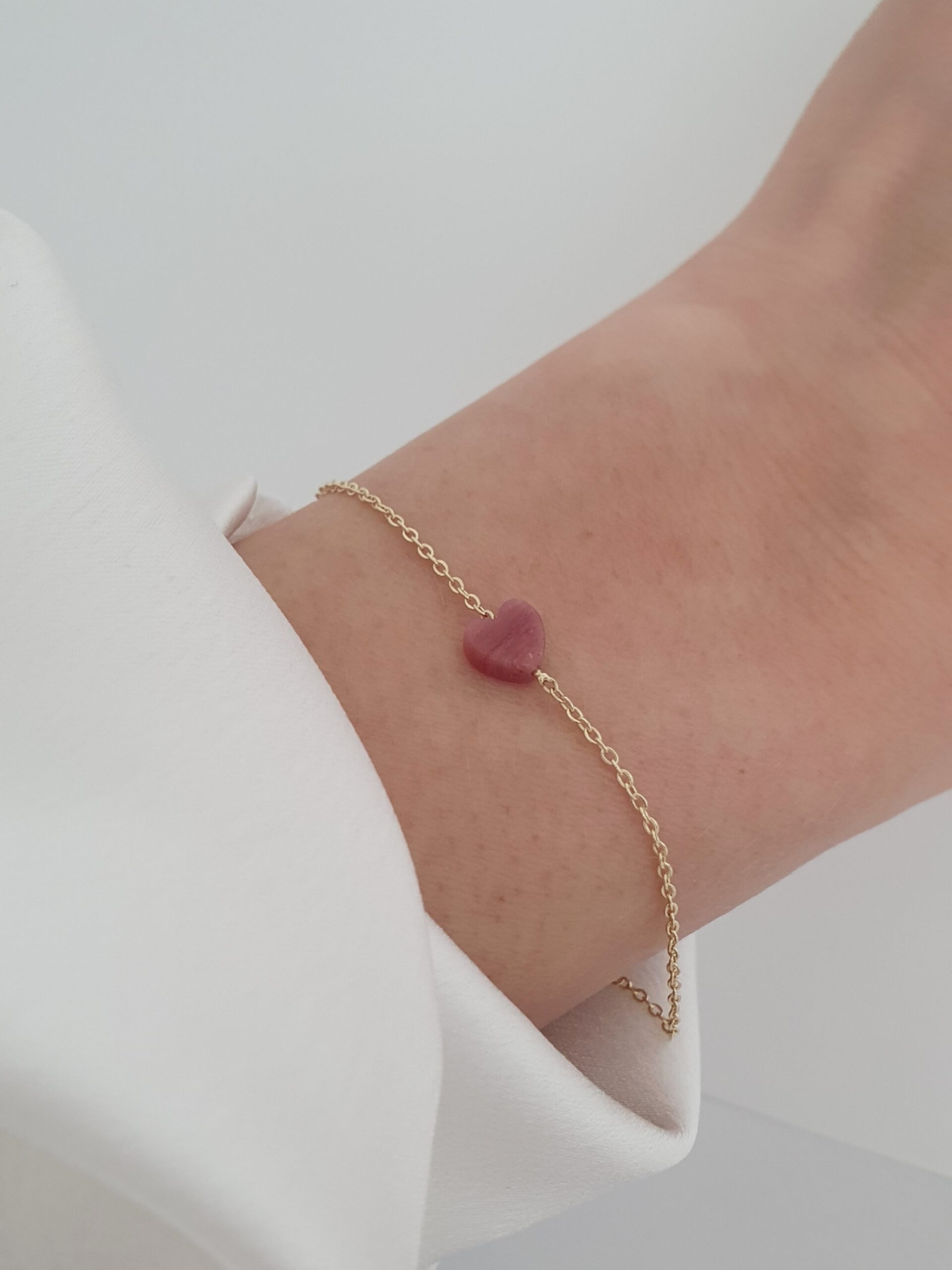 Retiazkový náramok Natural Boho Heart – Obrázok 3