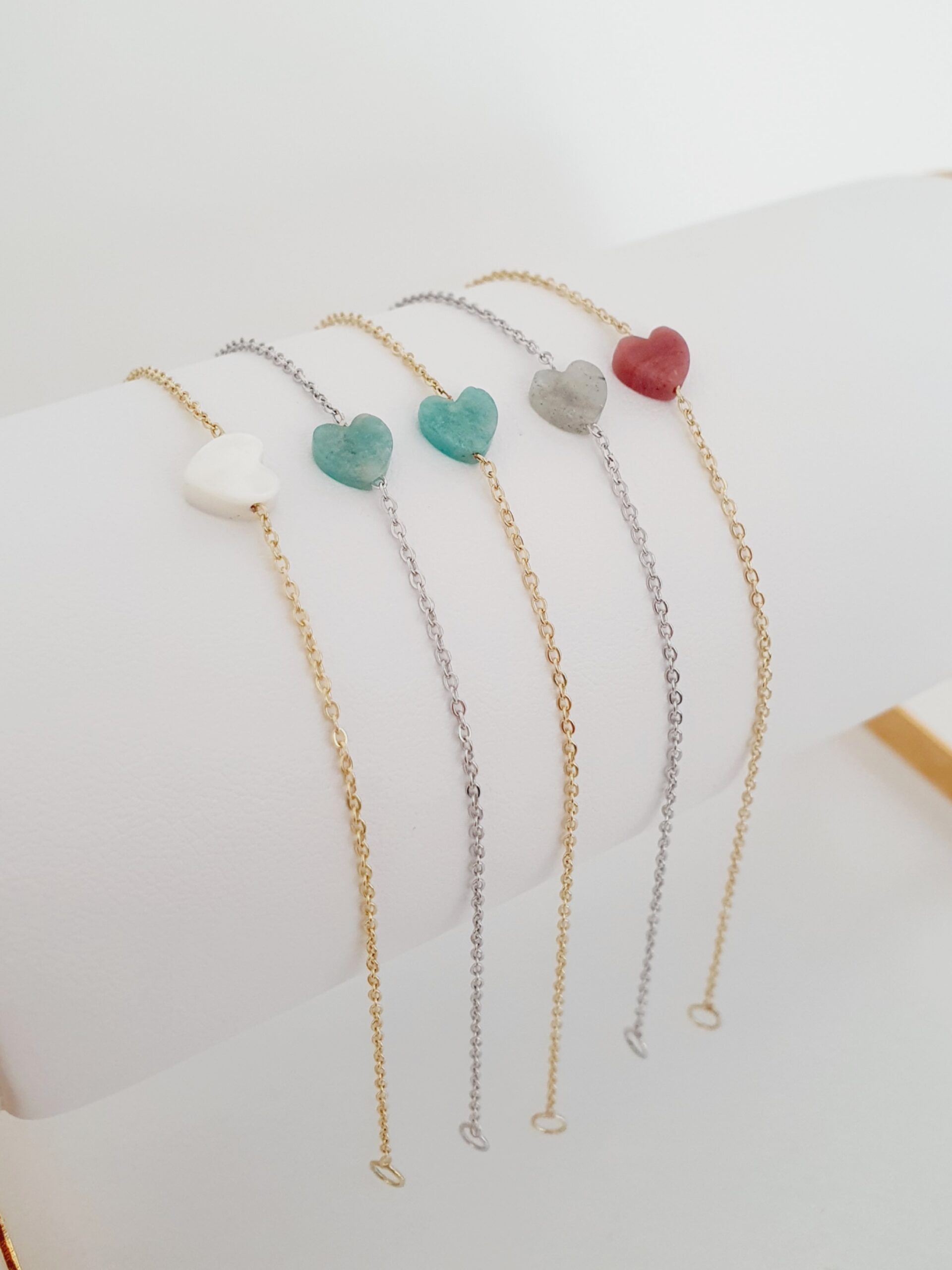 Retiazkový náramok Natural Boho Heart – Obrázok 2