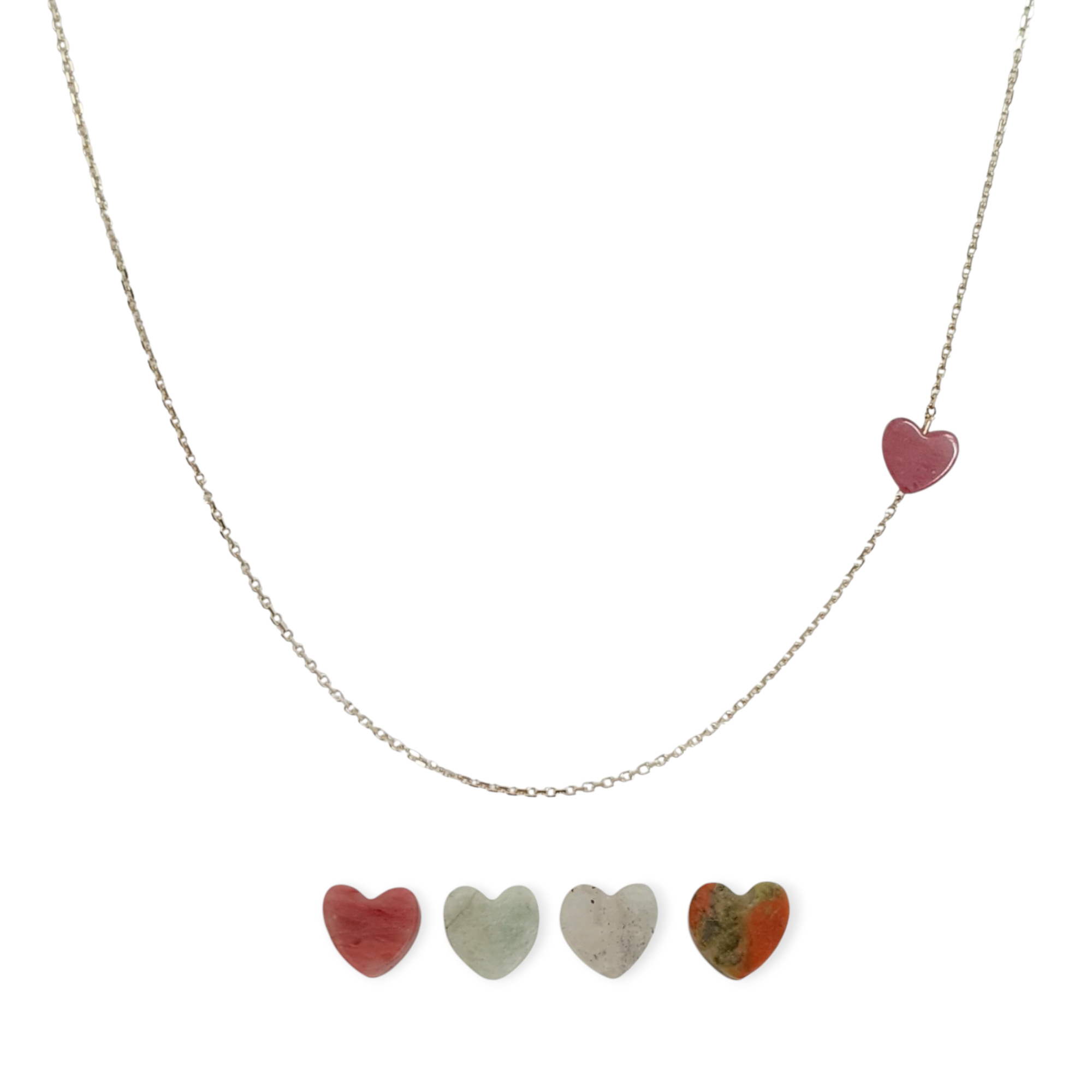 Náhrdelník Boho Heart Natural