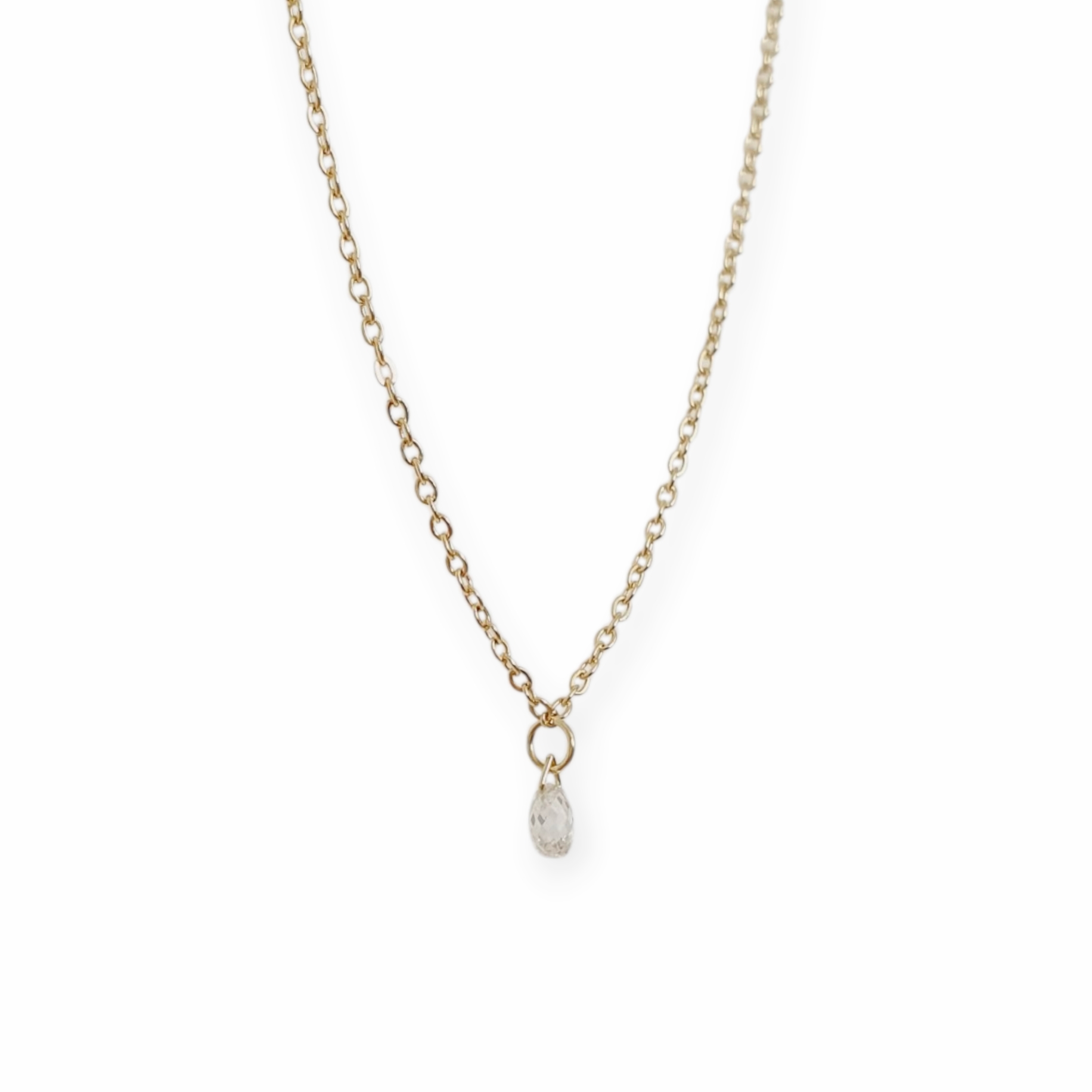 Náhrdelník White Diamond Drop