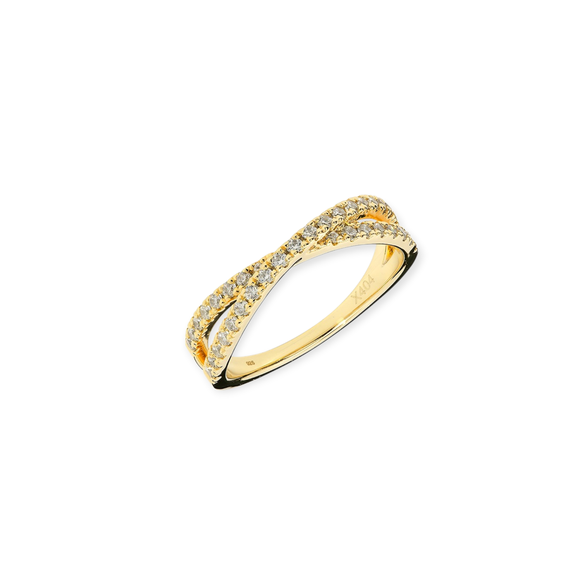 Prsteň X prírodné diamanty