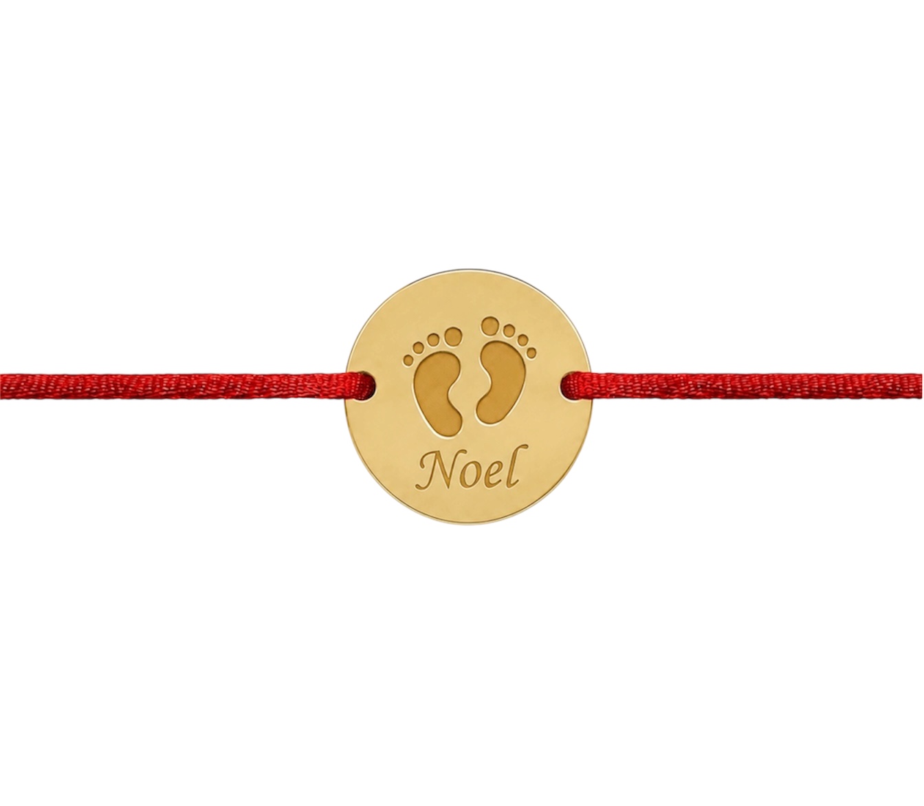 Šnúrkový náramok Baby Feet kruh