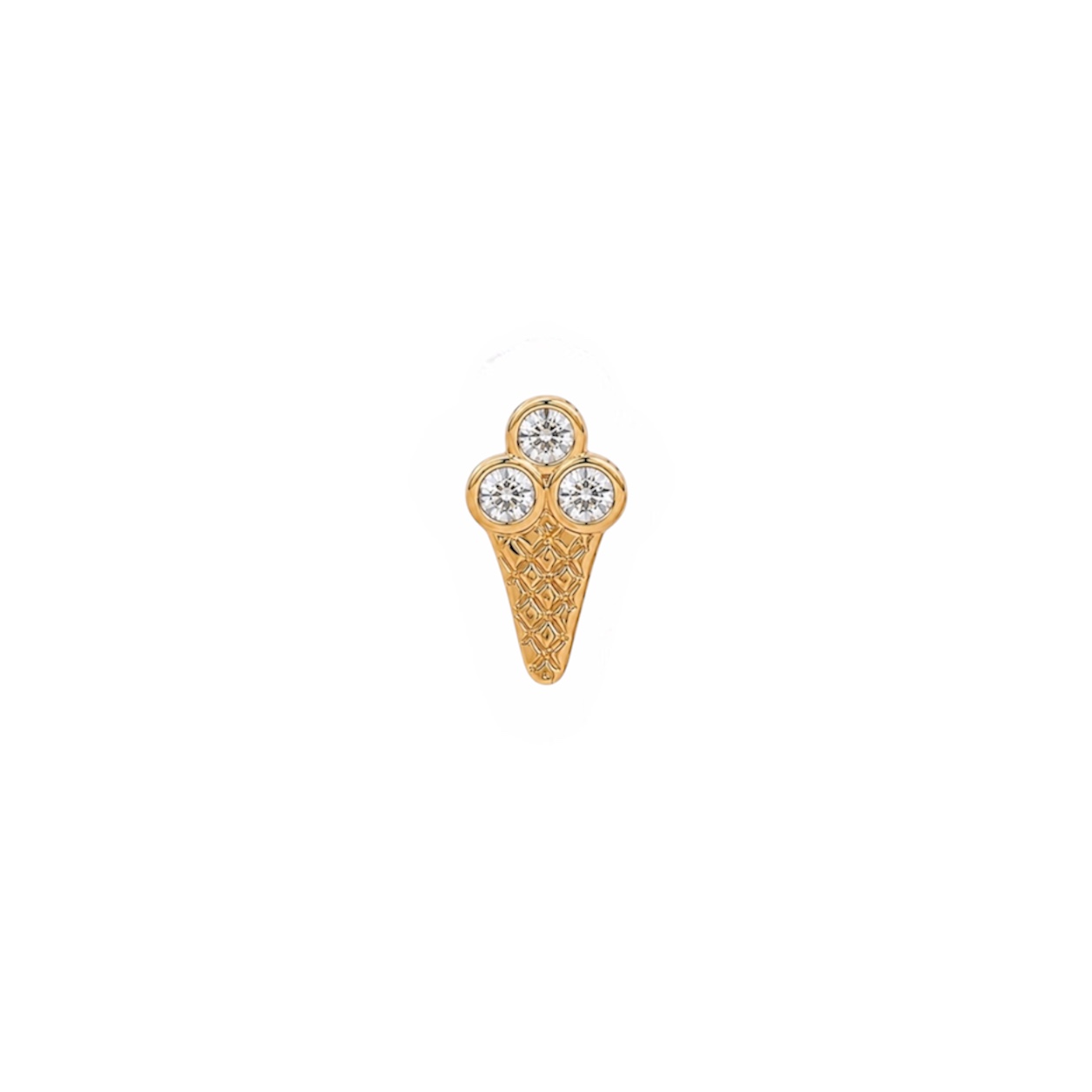 Kusová náušnica Ice Cream Diamonds