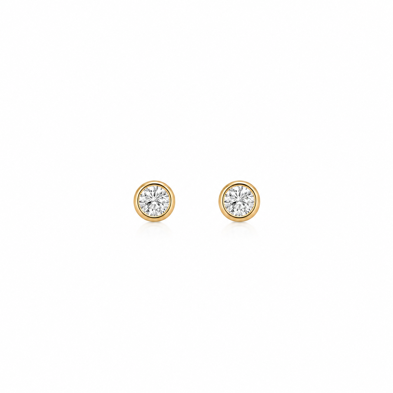 Náušnice Aura prírodné diamanty 0,14 ct