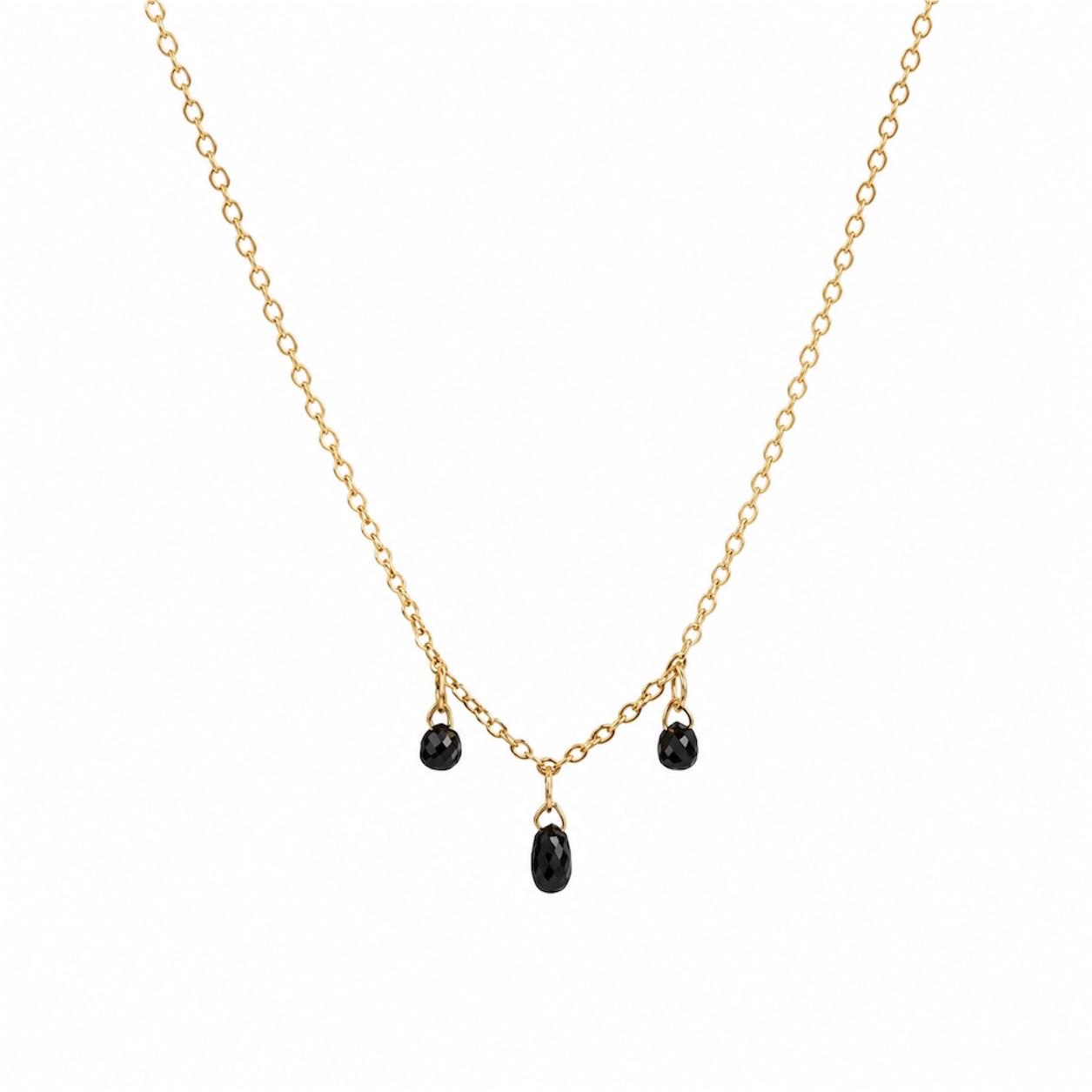 Náhrdelník Black Diamonds Drops